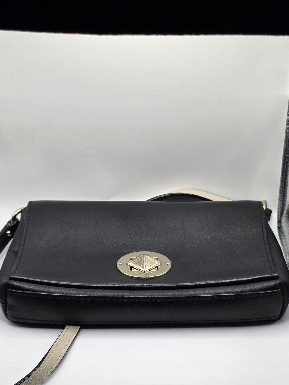 kate spade Black Leather Crossbody Bag with Gold Hardware - Picture 9 of 16